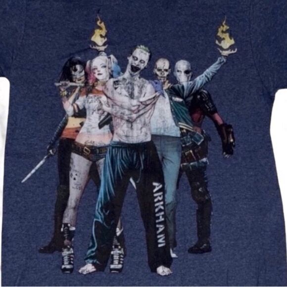 DC Comics Graphic T-Shirt Suicide Squad Movie Size Small EUC - Picture 7 of 16